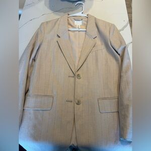 Linen Stripe Blazer